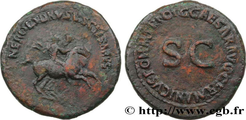 NERO and DRUSUS CAESARS
Type : Dupondius 
Date : 40-41 
Mint name / Town : Rome ...