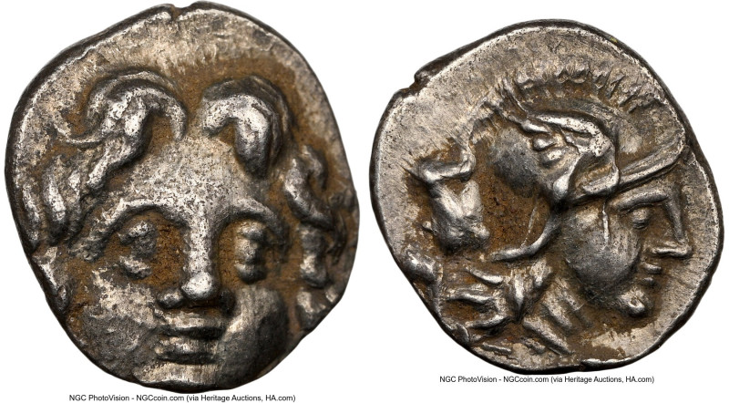 PISIDIA. Selge. Ca. 4th century BC. AR obol (10mm, 0.99 gm, 2h). NGC AU 4/5 - 5/...
