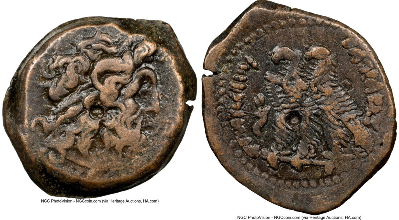 PTOLEMAIC EGYPT. Ptolemy VI with Ptolemy VIII (170-164/3 BC). AE (23mm, 12h). NG...