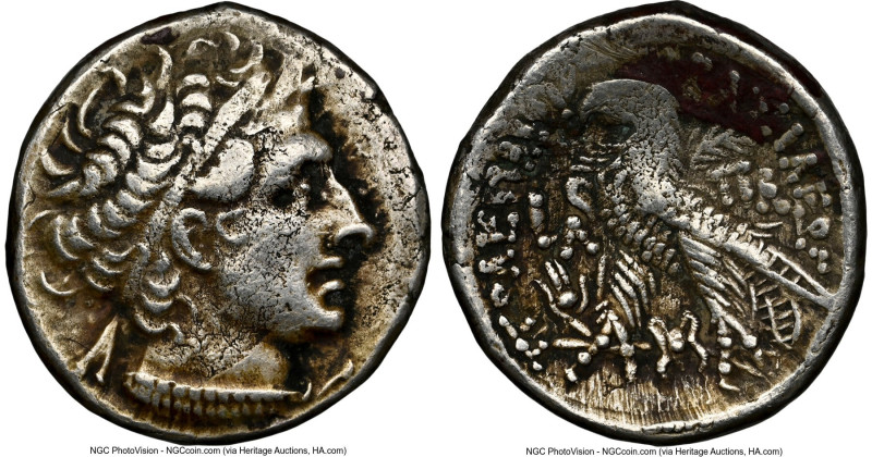 PTOLEMAIC EGYPT. Ptolemy XII Auletes (80-51 BC). AR tetradrachm (26mm, 11h). NGC...