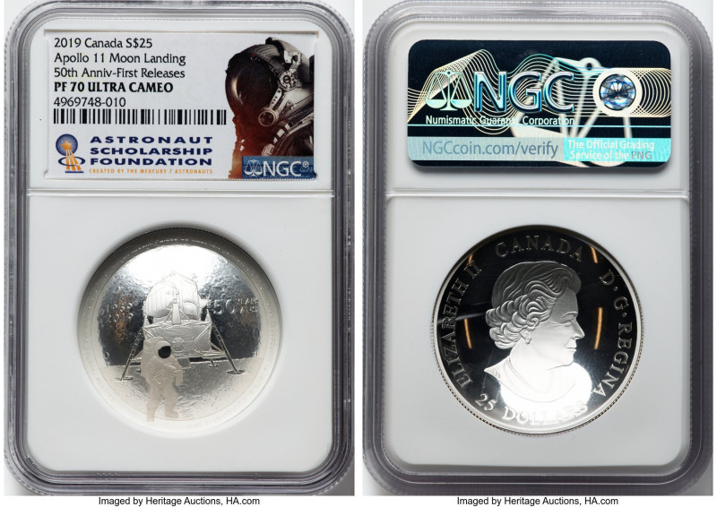 Elizabeth II 4-Piece Lot of Certified Assorted Multiple Dollars NGC, 1) "Apollo ...
