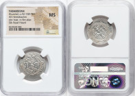 Dabwayhid Ispahbads of Tabaristan. Khurshid 3-Piece Lot of Certified Hemidrachms ND (AD 740-761) MS NGC, Tabaristan mint, A-52. Silk Road Hoard. HID09...