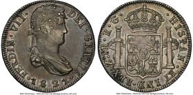 Zacatecas. Ferdinand VII "Royalist" 8 Reales 1821 Zs-RG AU Details (Obverse Tooled) NGC, Zacatecas mint, KM111.5. HID09801242017 © 2024 Heritage Aucti...
