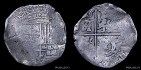 Potosi. Felipe III. 8 Reales 1602-1621. Macuquina. CJ 7.2.2/11