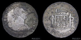 Potosi. Carlos III. 2 Reales 1776 PR. CJ 65.5