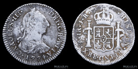 Potosi. Carlos III. 1 Real 1774 JR. CJ 66.2