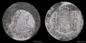 Potosi. Carlos III. 1 Real 1784 PR. CJ 66.13.3