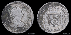 Potosi. Carlos III. 1/2 Real 1775 JR. CJ 67.3