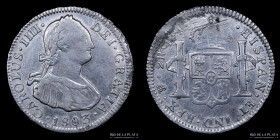 Potosi. Carlos IV. 2 Reales 1803/2 PJ. CJ 78.15.1