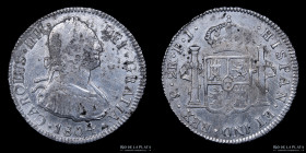 Potosi. Carlos IV. 2 Reales 1804 PJ. CJ 78.16