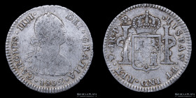 Potosi. Carlos IV. 1 Real 1802 PP. CJ 79.14