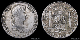 Potosi. Fernando VII. 8 Reales 1817 PJ CJ 86.7