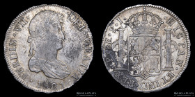 Potosi. Fernando VII. 8 Reales 1821 PJ. CJ 86.11