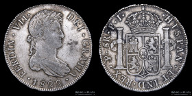 Potosi. Fernando VII. 8 Reales 1822 PJ. CJ 86.12