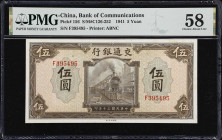 (t) CHINA--REPUBLIC. Lot of (9). Mixed Banks. 5 & 10 Yuan, 1940-41. P-85b, 156 & 228. Very Fine to PMG Choice About Uncirculated 58.
Group of assorte...