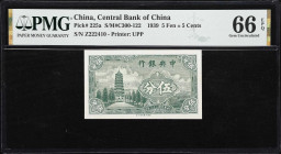 (t) CHINA--REPUBLIC. Lot of (15). Central Bank of China. 1 Fen = 1 Cent & 5 Fen = 5 Cents, 1939. P-224a & 225a. S/M#C300-120 & S/M#C300-122. PMG Gem U...