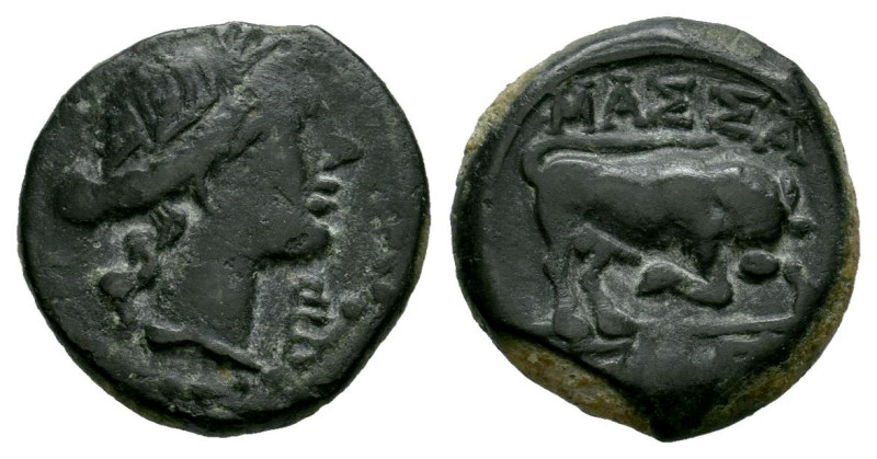 Galia. Massalia. AE 15. 121-49 BC. (Depeyrot-66.3). (Sng Cop-816/7). (Tesorillo-...