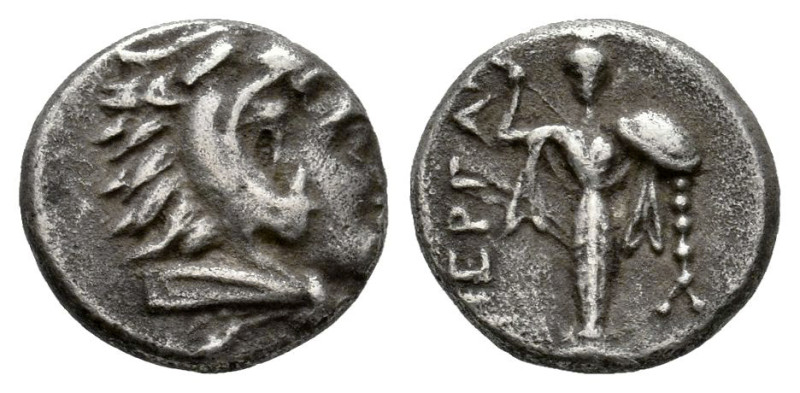 Mysia. Pergamon. Diobol. 310-282 BC. (Von Fritze-Pergamon, pl. I, 10). (Klein-27...