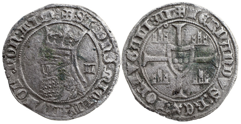 Portugal
D. Fernando I (1367-1383)
Barbuda Lisboa Prata
Legenda anverso: + SI...