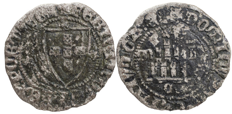 Portugal
D. Fernando I (1367-1383)
Meio tornês atípico Samora * / M-I / Ç Prat...