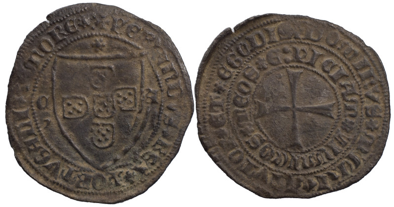 Portugal
D. Fernando I (1367-1383)
Tornês de Escudo Samora * / Ç - A Bolhão
L...