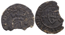 Portugal
D. João I (1385-1433)
Meio real de 10 soldos Porto *IO* / P-O Bolhão
Chamado alternativamente de meio real atípico do Porto em Alberto Gom...