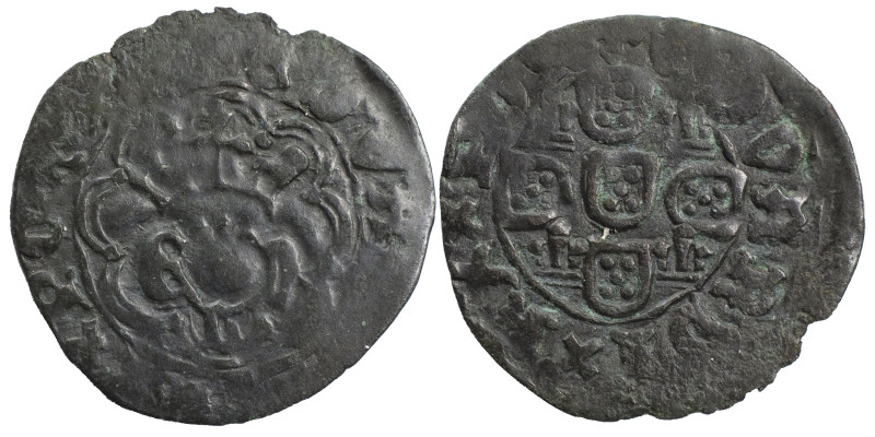 Portugal
D. Duarte I (1433-1438)
Real Preto de Lisboa Cobre
AG: 02.01 1.40 g...
