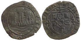 Portugal
D. Afonso V (1438-1481)
Ceitil Lisboa Cobre
Sem castelos inferiores e escudetes sem pontos.
Mar de ondas contínuas.
Inédito exemplar com...