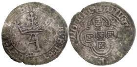 Portugal
D. Afonso V (1438-1481)
Cotrim Porto Bolhão
AG: 16.01 1.16 g
BC+

Portugal
D. Afonso V (1438-1481)
Cotrim Porto AR
AG: 16.01 1.16 g...