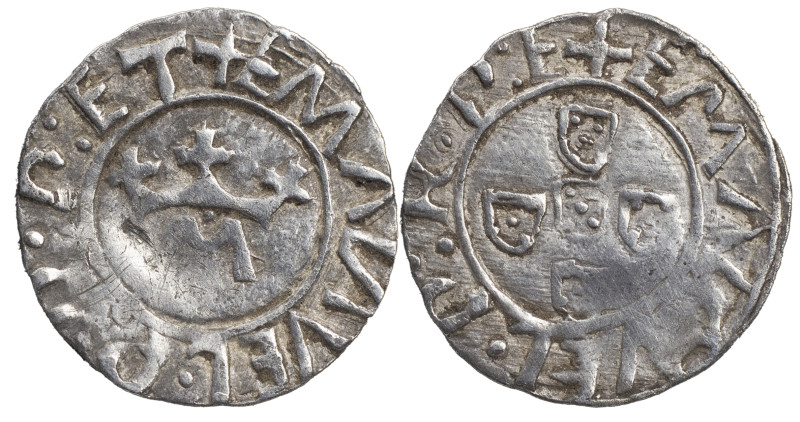Portugal
D. Manuel I (1495-1521)
Cinquinho Lisboa M solto Prata
Legenda anver...