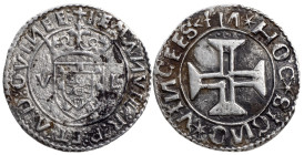 Portugal
D. Manuel I (1495-1521)
Tostão V-L Lisboa Prata
AG: 50.01 8.00 g
MBC-

Portugal
D. Manuel I (1495-1521)
Tostão V-L Lisbon AR
AG: 50....