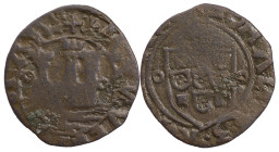 Portugal
D. João III (1521-1557)
Ceitil Híbrido Lisboa Cobre
AG: 04.06 var Magro: 7.2.5 1.97g RARA.
BC

Portugal
D. João III (1521-1557)
Ceiti...