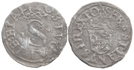 Portugal
D. Sebastião I (1557-1578)
Vintém Lisboa Prata
Coroa do escudo com bolas maiores, não catalogado em AG.
AG: NC 1.57 g
BC+

Portugal
D...