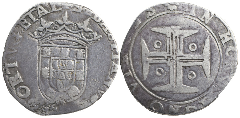 Portugal
D. Sebastião I (1557-1578)
Tostão Lisboa Prata
Legenda reverso sem s...
