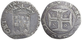 Portugal
D. Sebastião I (1557-1578)
Tostão Lisboa Prata
Legenda reverso sem separadores de legenda.
AG: 50.18 6.58 g RARA
MBC-

Portugal
D. Se...
