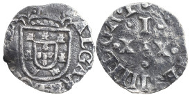Portugal
D. João IV (1640-1656)
Vintém Lisboa Prata
Anverso inédito: .I. / .X.X. / .
AG: NC 1.08 g ÚNICA
BC+

Portugal
D. João IV (1640-1656)...