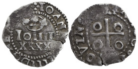 Portugal
D. João IV (1640-1656)
2 vinténs Lisboa Prata
AG: 24.? 2.13 g
BC+

Portugal
D. João IV (1640-1656)
2 vinténs Lisbon AR
AG: 24.? 2.13...
