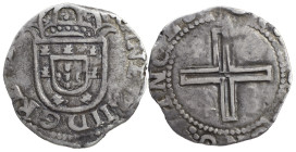 Portugal
D. João IV (1640-1656)
Tostão Lisboa Prata
Recunhado sobre variante com data "1642"? - Inédita
AG: 74.01 var 5.78 g Única
BC

Portugal...