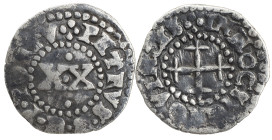 Portugal
D. Pedro Regente (1667-1683)
Vintém Lisboa Prata
AG: 17.03 0.76 g
MBC

Portugal
D. Pedro Regente (1667-1683)
Vintém Lisbon AR
AG: 17...