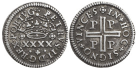 Portugal
D. Pedro Regente (1667-1683)
2 Vinténs Porto Prata
AG: 33.01 1.79 g
MBC

Portugal
D. Pedro Regente (1667-1683)
2 Vinténs Porto AR
AG...