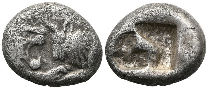 ANCIENT GREECE. KINGDOM OF LYDIA. Kroisos.
Silver 1/16 Stater, circa 561-546 BC...