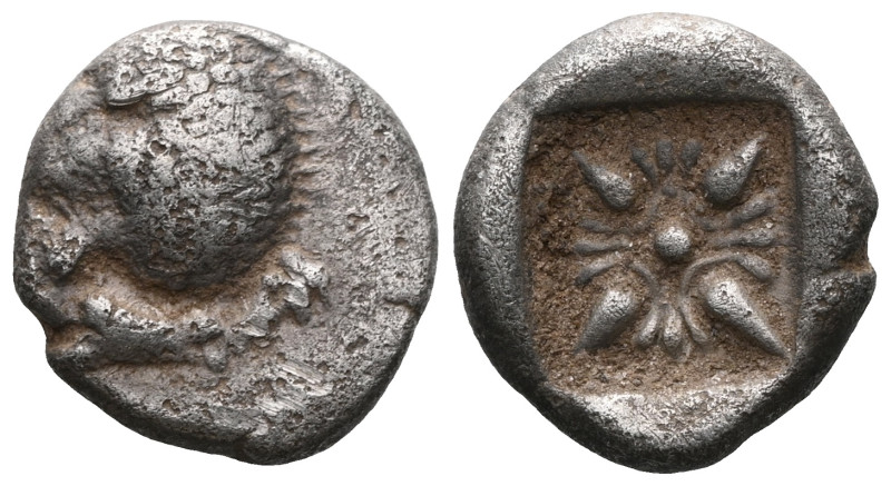 Ionia, Miletos AR Obol.Ionia, Miletos AR Obol. Late 6th-early 5th century BC. Fo...