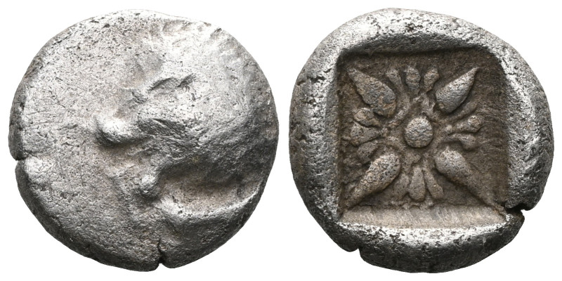 Ionia, Miletos AR Obol.Ionia, Miletos AR Obol. Late 6th-early 5th century BC. Fo...