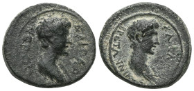 Roman Provincial
MYSIA. Pergamum. Britannicus, with Nero as Caesar, 41-55. AE (Bronze). BPЄTANNIKOC KAICAP Bareheaded an and draped bust of Britannic...