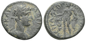 Roman Provincial Coins , Bronze AE, very fine.

Weight:4,1 gr
Diameter:17,9 mm