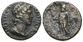 ROMAN PROVINCIAL
PHRYGIA, Laodicea ad Lycum. Caracalla, 198-217 AD. AE. Homonoia with Pergamon.
Obv: AYT K M AYP ANTΩNЄINOC.
Laureate, draped and c...