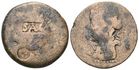 Roman Provincial
UNCERTAIN. AE . Countermark: SAЄ (or SAC?) within rectangular incuse. For countermarks: Howgego 378 and 572. 

Weight:7,7 gr
Diam...