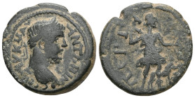 Roman Provincial
PAMPHYLIA, Perge. Caracalla (198-217 AD).
AE Bronze 
Obv: AY K M AY ANTΩNINOC CEB Draped, cuirassed and laureate bust, right.
Rev...