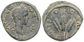 Roman Provincial
. Cappadocia, Caesaraea. Severus Alexander. AE. (Bronze) 222-235 AD.
Obv: AY K CE[OYΗ] AΛEΞAN. Laureate head of Severus Alexander, ...