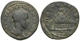 Roman Provincial
Cappadocia. Caesarea. Gordian III. 238-244 AD. Year 4=241-242 AD.. Bronze Æ. AV K M ANT ΓOΡΔIANOC; laureate and draped bust right / ...